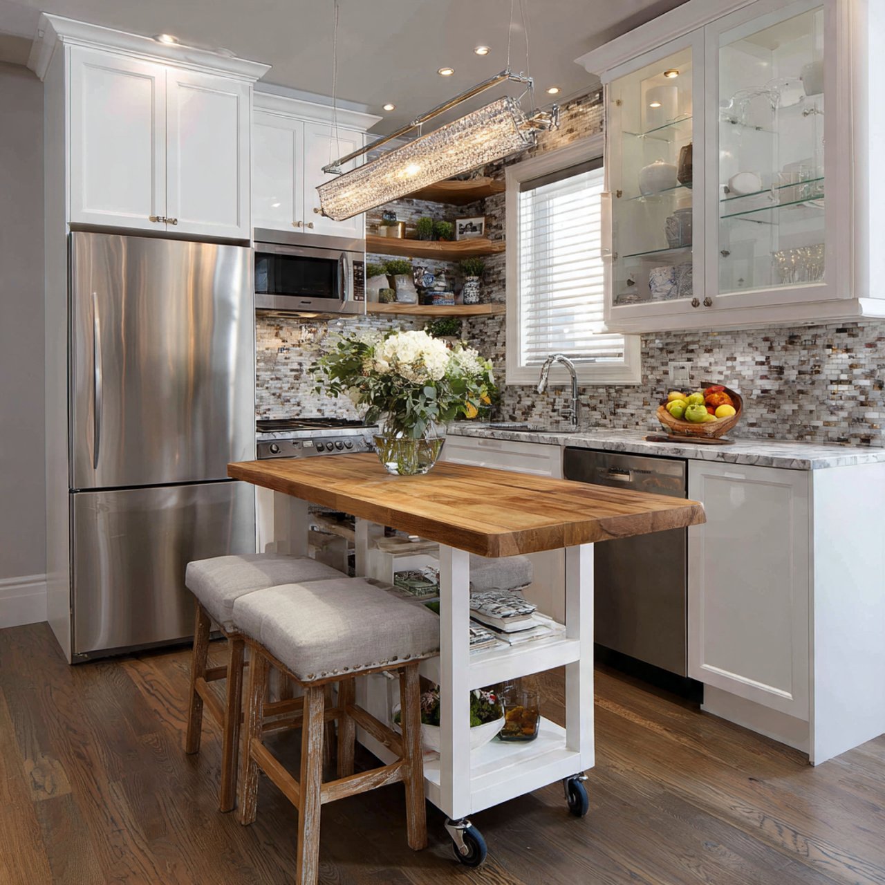 16 Small Kitchen Ideas That Instantly Make Spaces Bigger 3 Small Kitchen Ideas