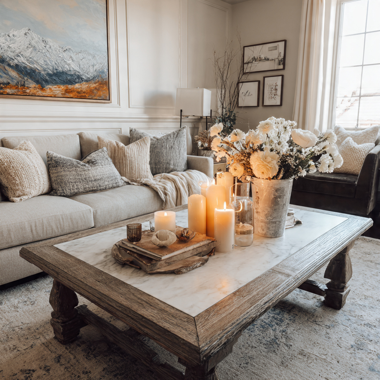 14 Genius Coffee Table Styling Ideas That Fix Empty Spaces 3 coffee table style