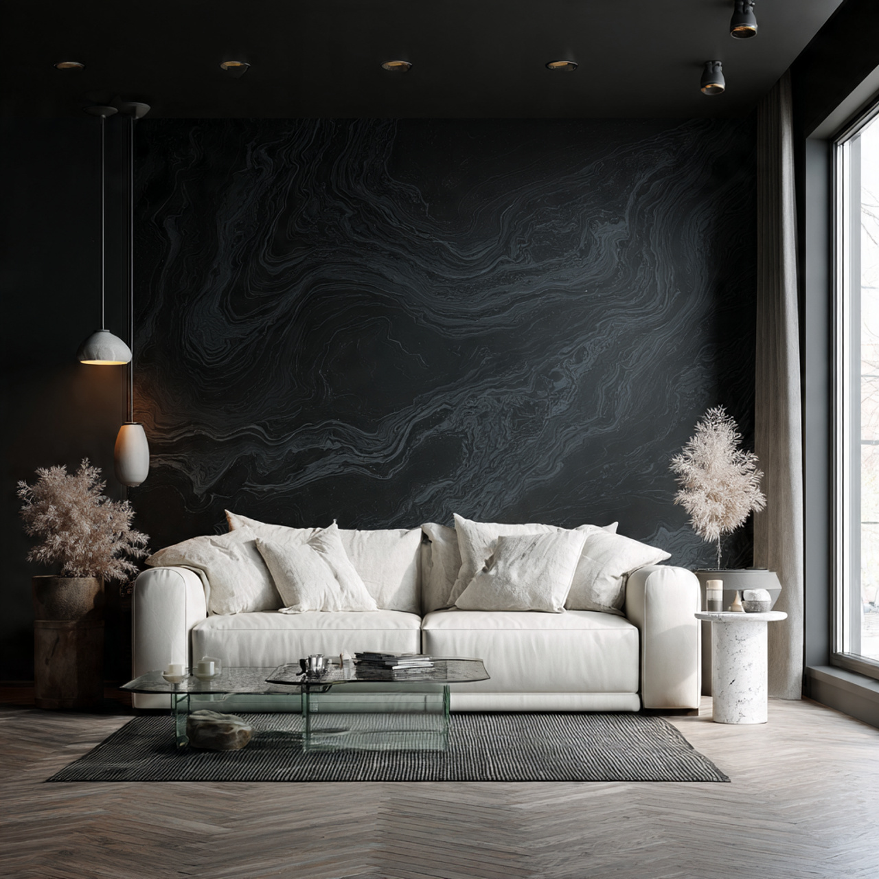 12 Bold Dark Wallpaper Ideas Designers Are Using Right Now 3 Dark Wallpaper