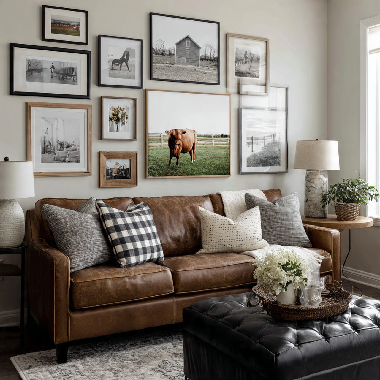 farmhouse living room
