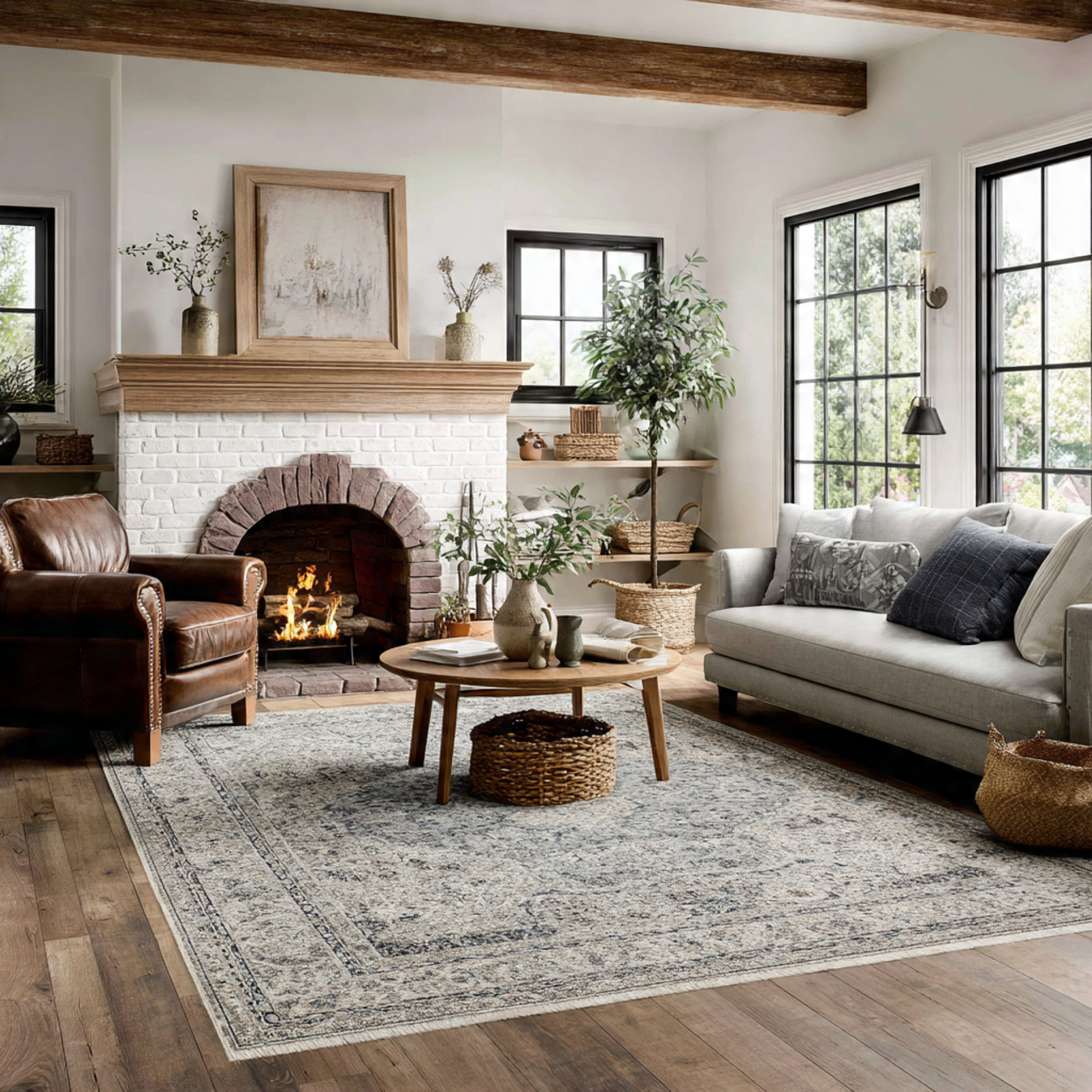farmhouse living room