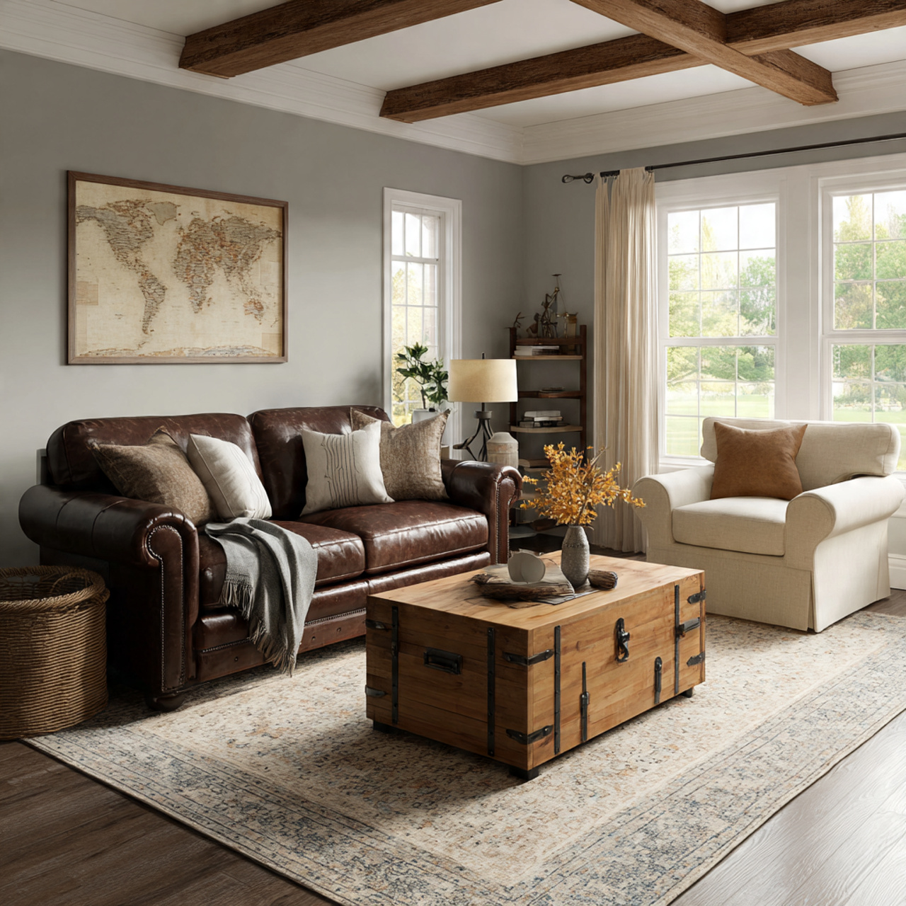 farmhouse living room