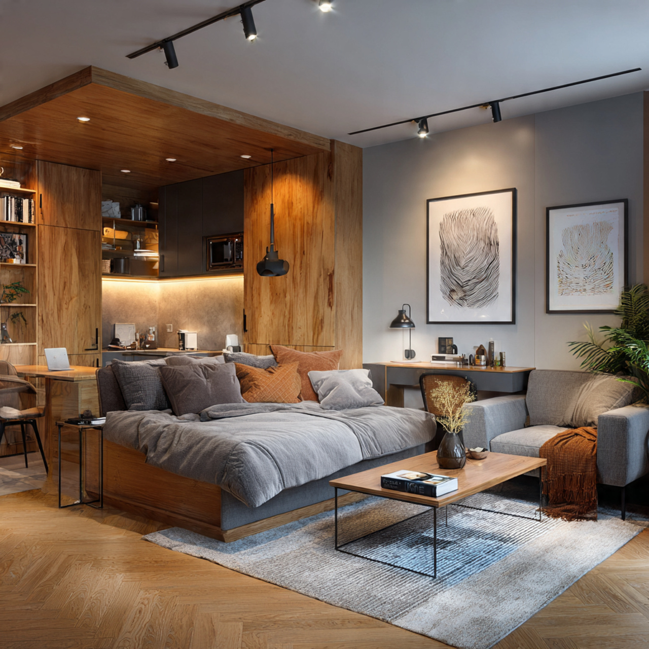 Studio Apartment Ideas: 13 Smart Tricks That Feel Bigger 5 Studio Apartment Ideas