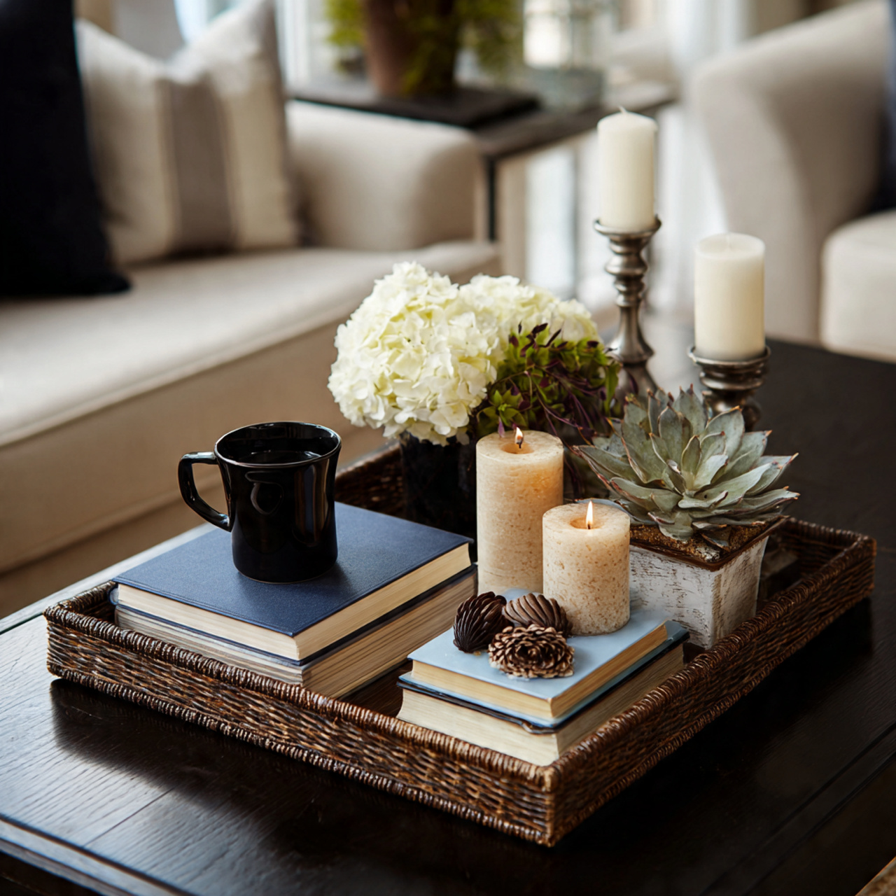 14 Genius Coffee Table Styling Ideas That Fix Empty Spaces 6 coffee table style
