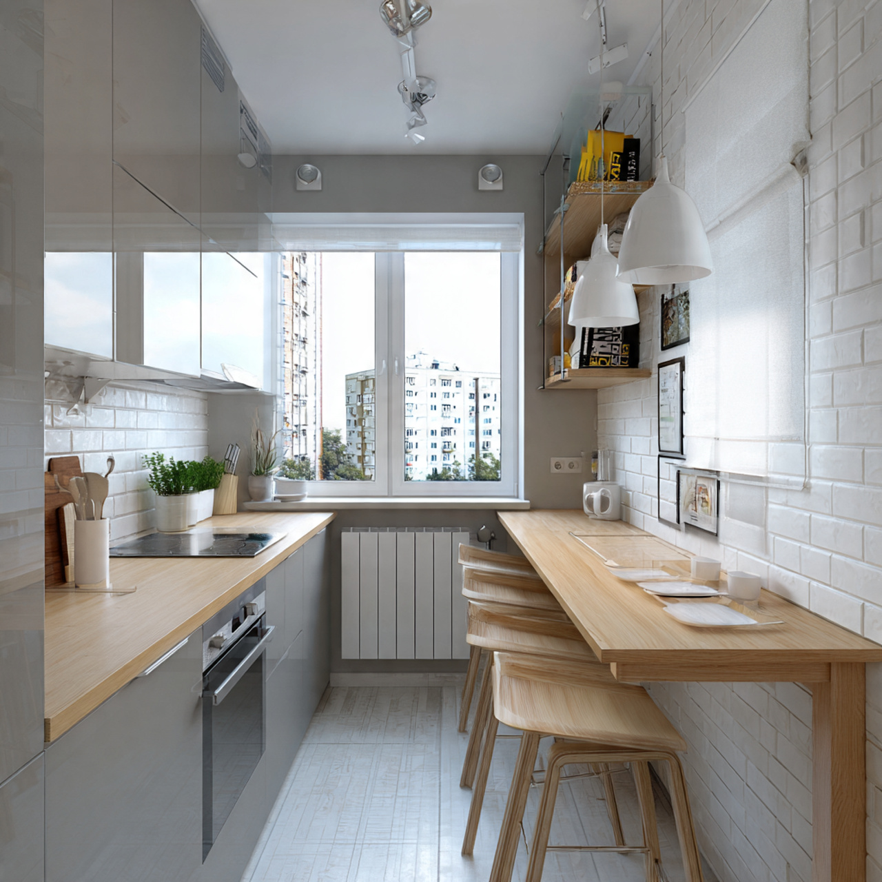 16 Small Kitchen Ideas That Instantly Make Spaces Bigger 7 Small Kitchen Ideas