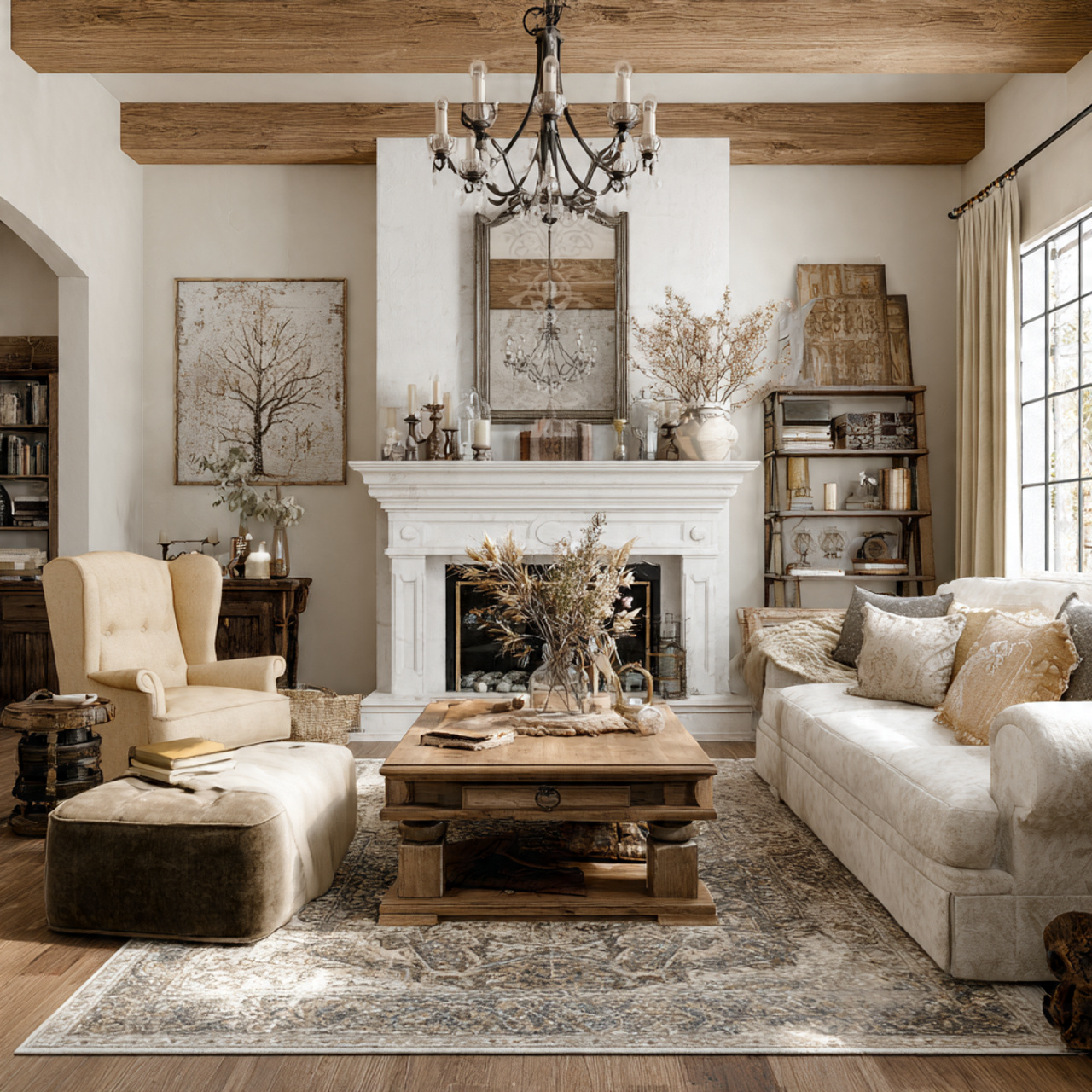 farmhouse living room