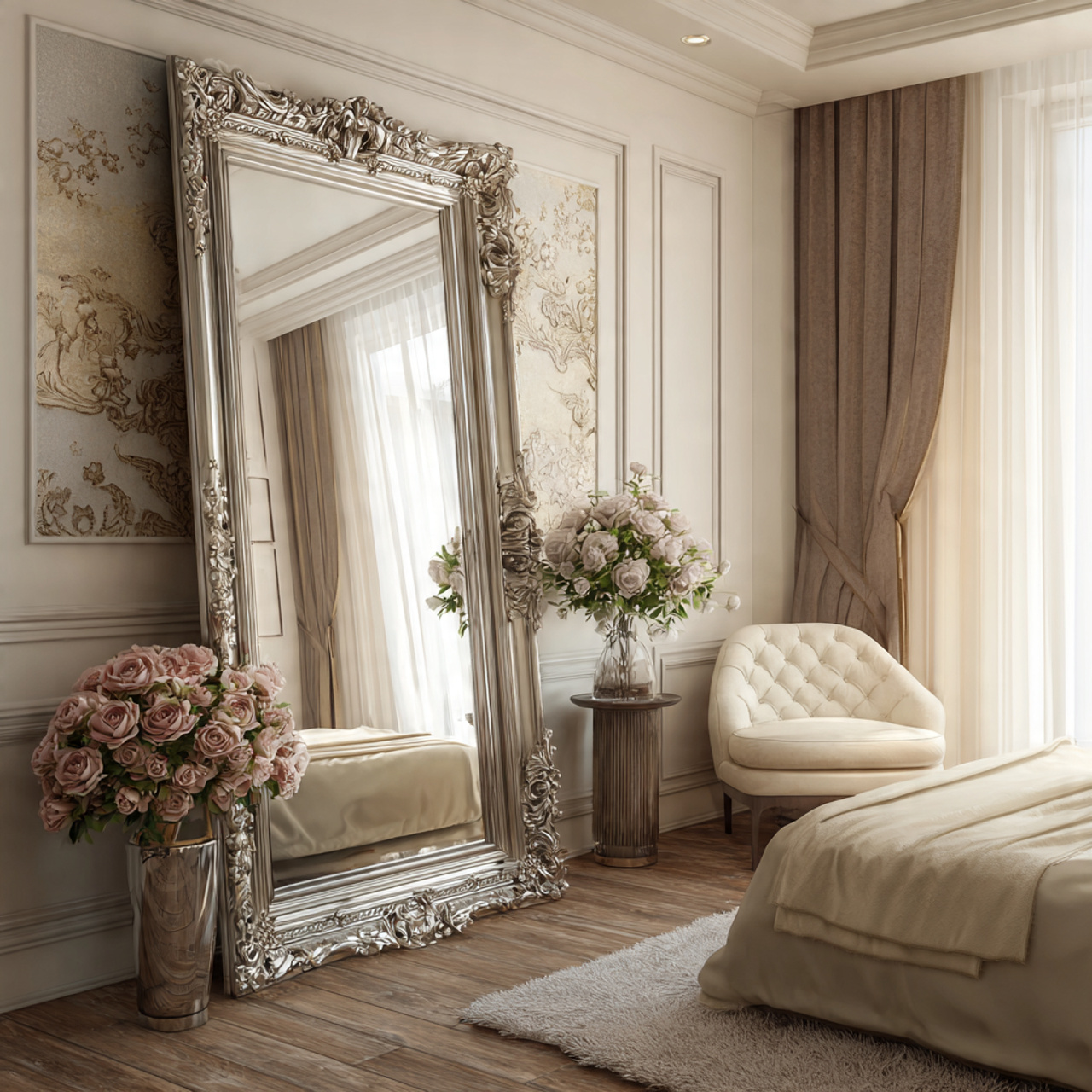 18 Stunning Mirror Wall Decor Ideas for Brighter Homes 7 mirror wall decor