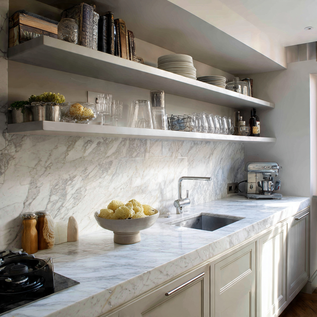 16 Small Kitchen Ideas That Instantly Make Spaces Bigger 9 Small Kitchen Ideas