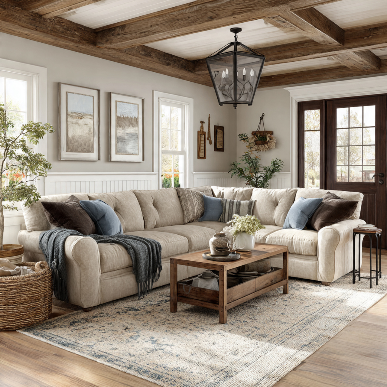 farmhouse living room
