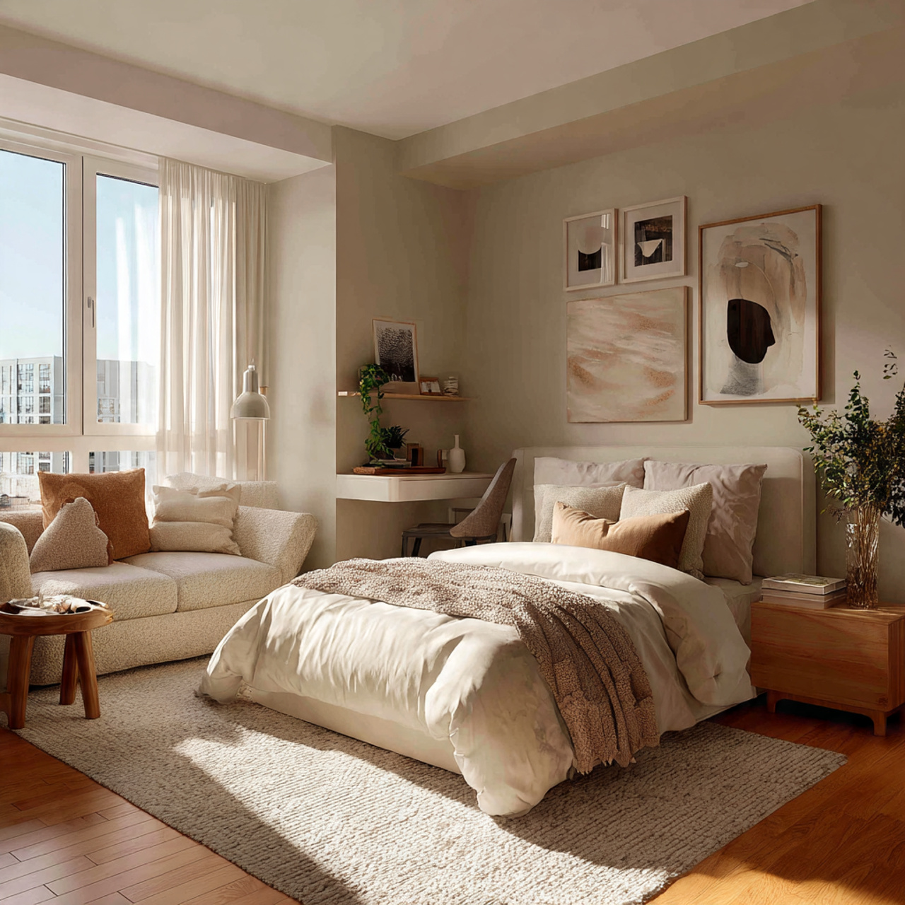 Studio Apartment Ideas: 13 Smart Tricks That Feel Bigger 9 Studio Apartment Ideas