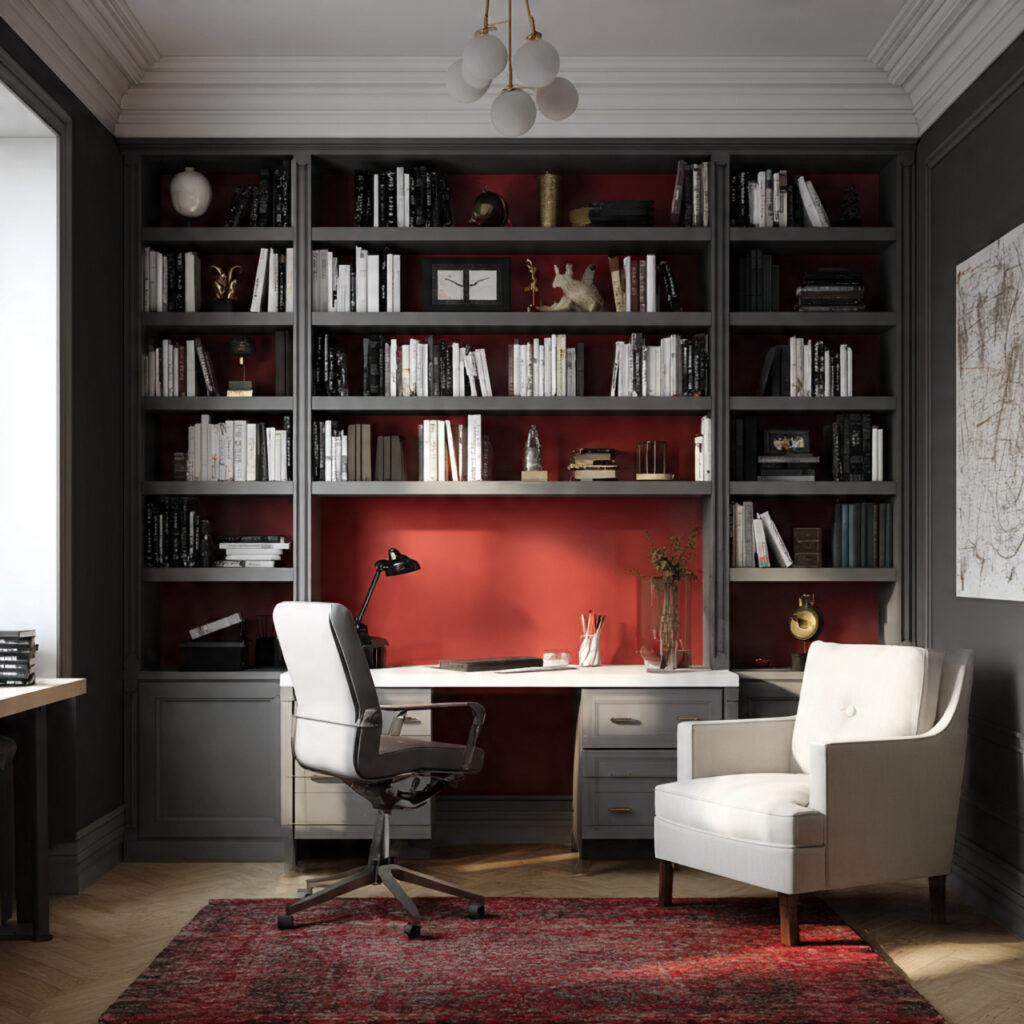 9 an attractive image of home office setup for a d