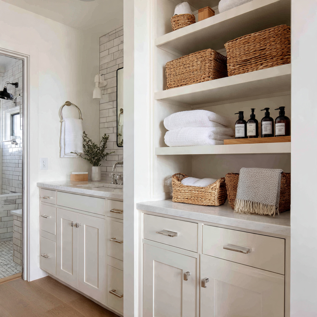 a bathroom that stays clean without constant effor