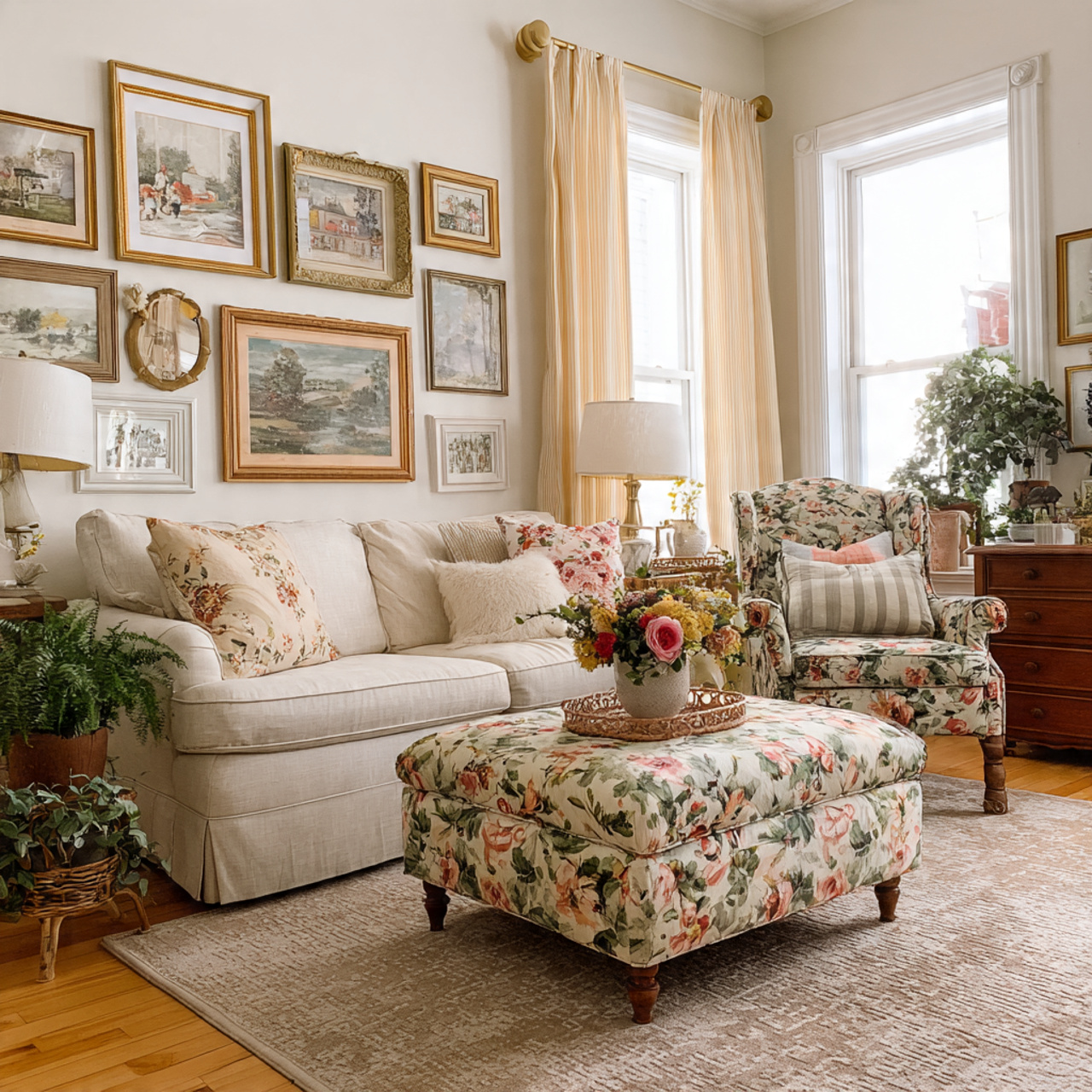 farmhouse living room