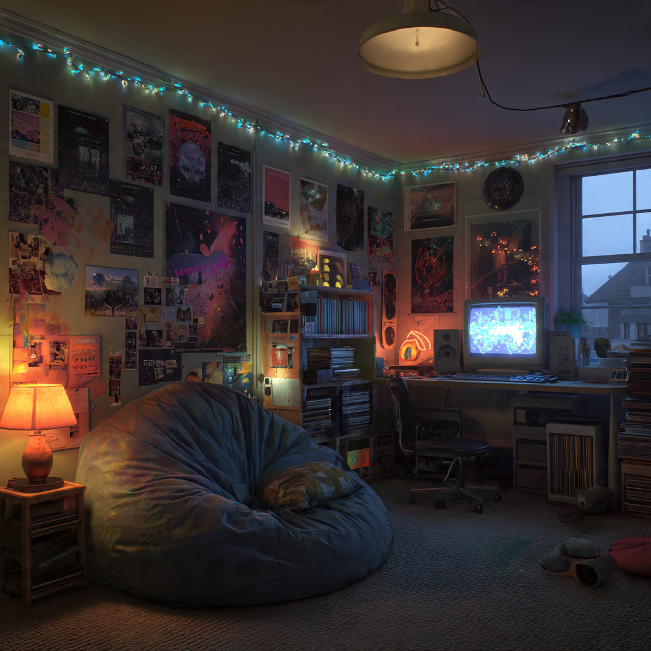 2000s teen room