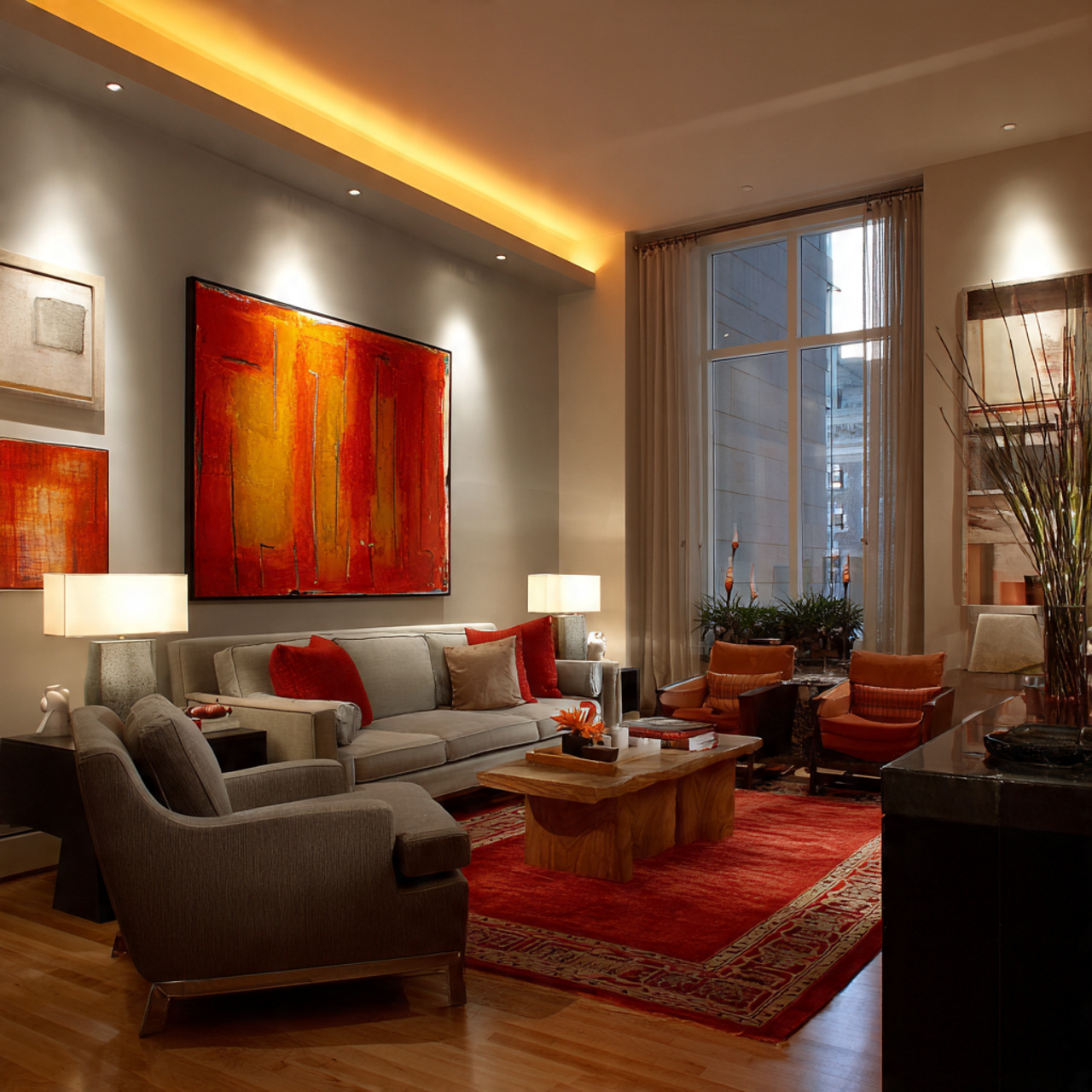 living room lighting