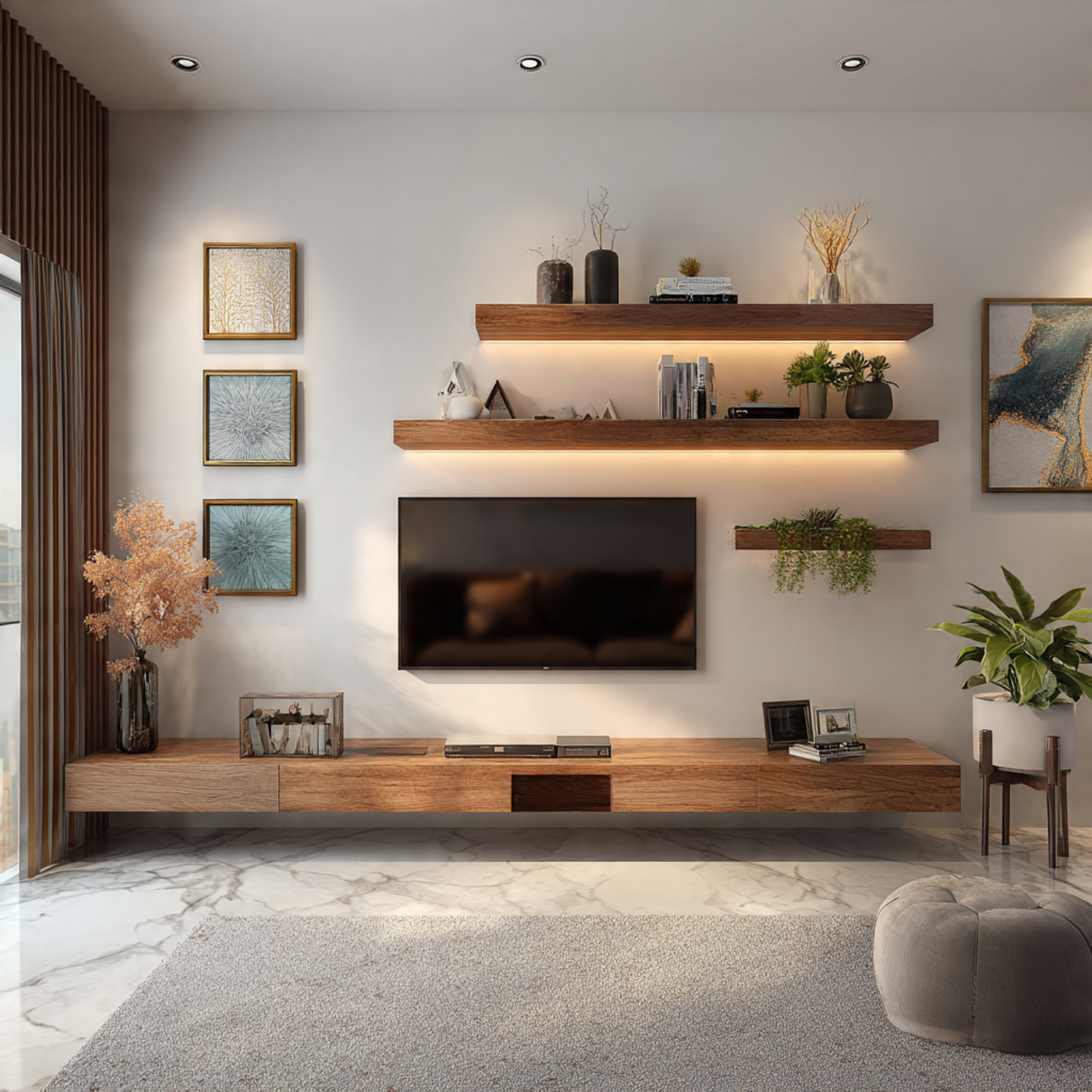 12 Stunning TV Wall Decor Ideas That Look High End 1 tv wall decor