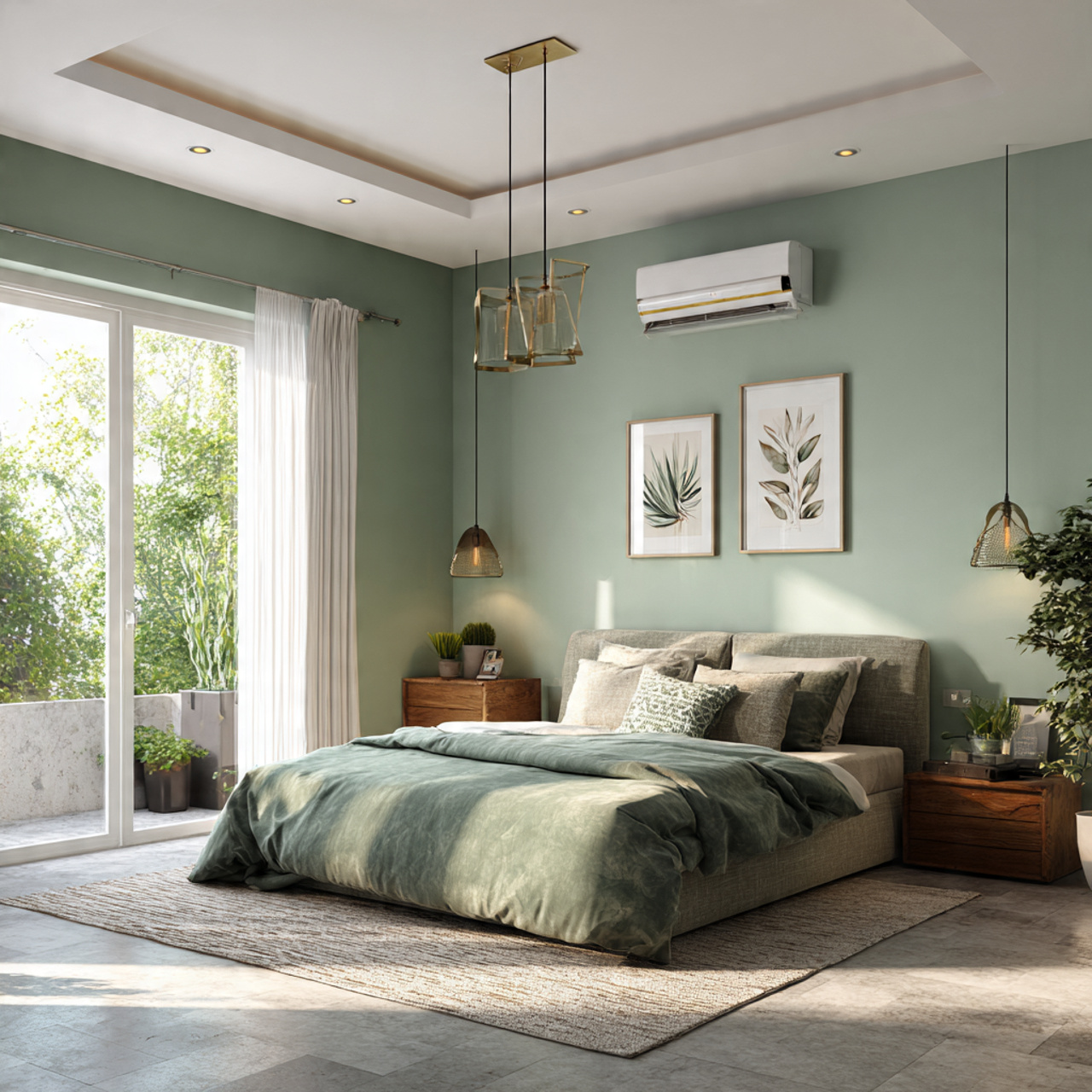 Sage Green Bedroom