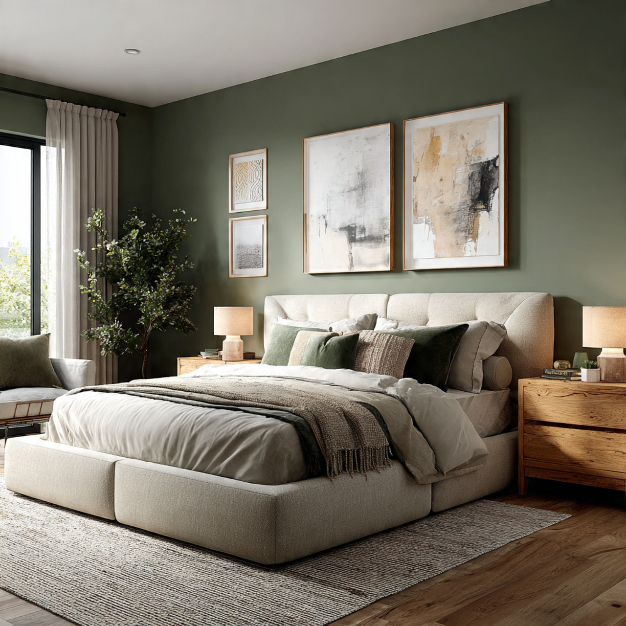 Sage Green Bedroom