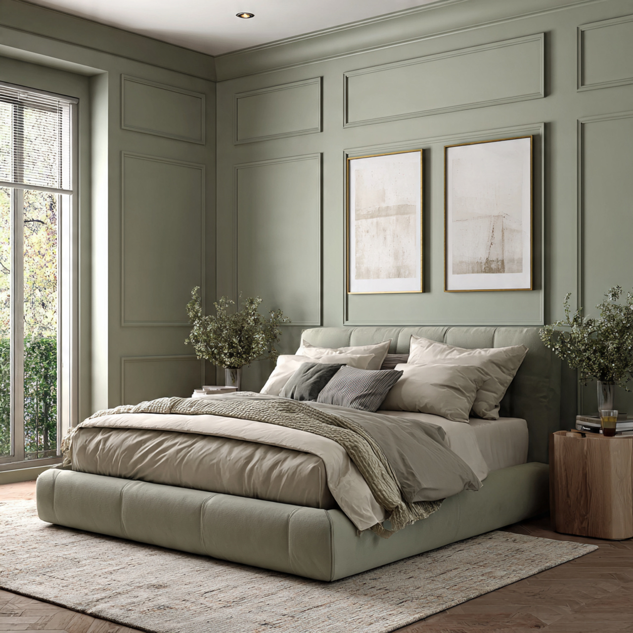 Sage Green Bedroom