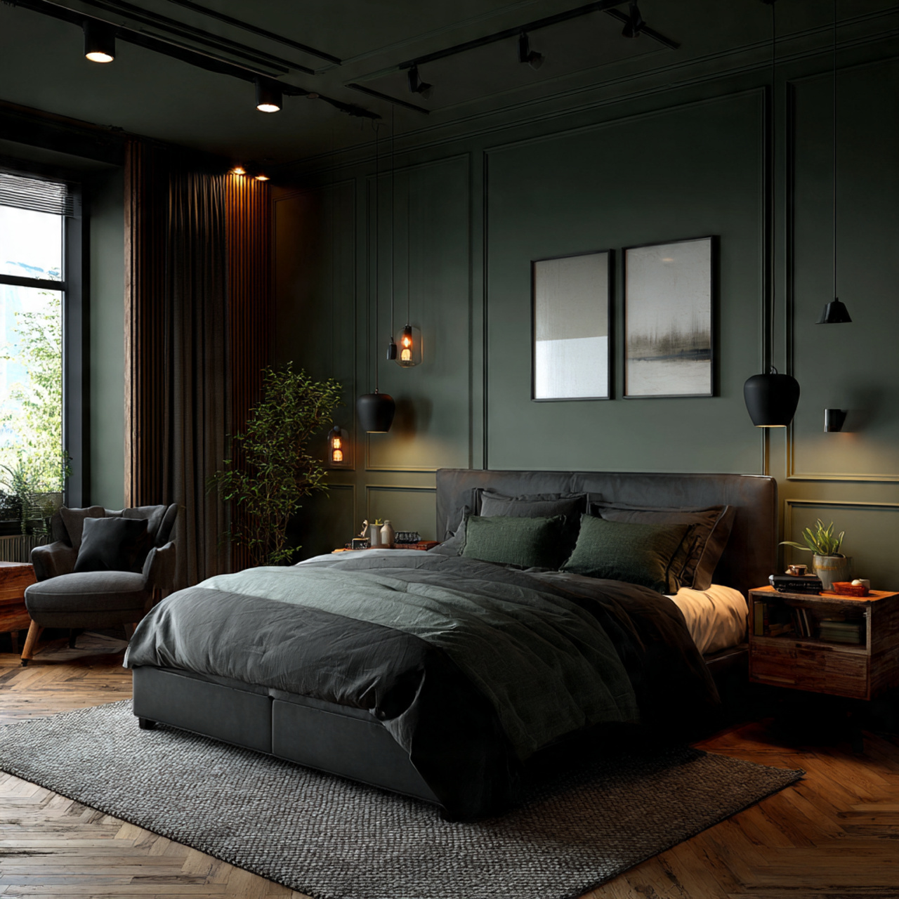 Sage Green Bedroom