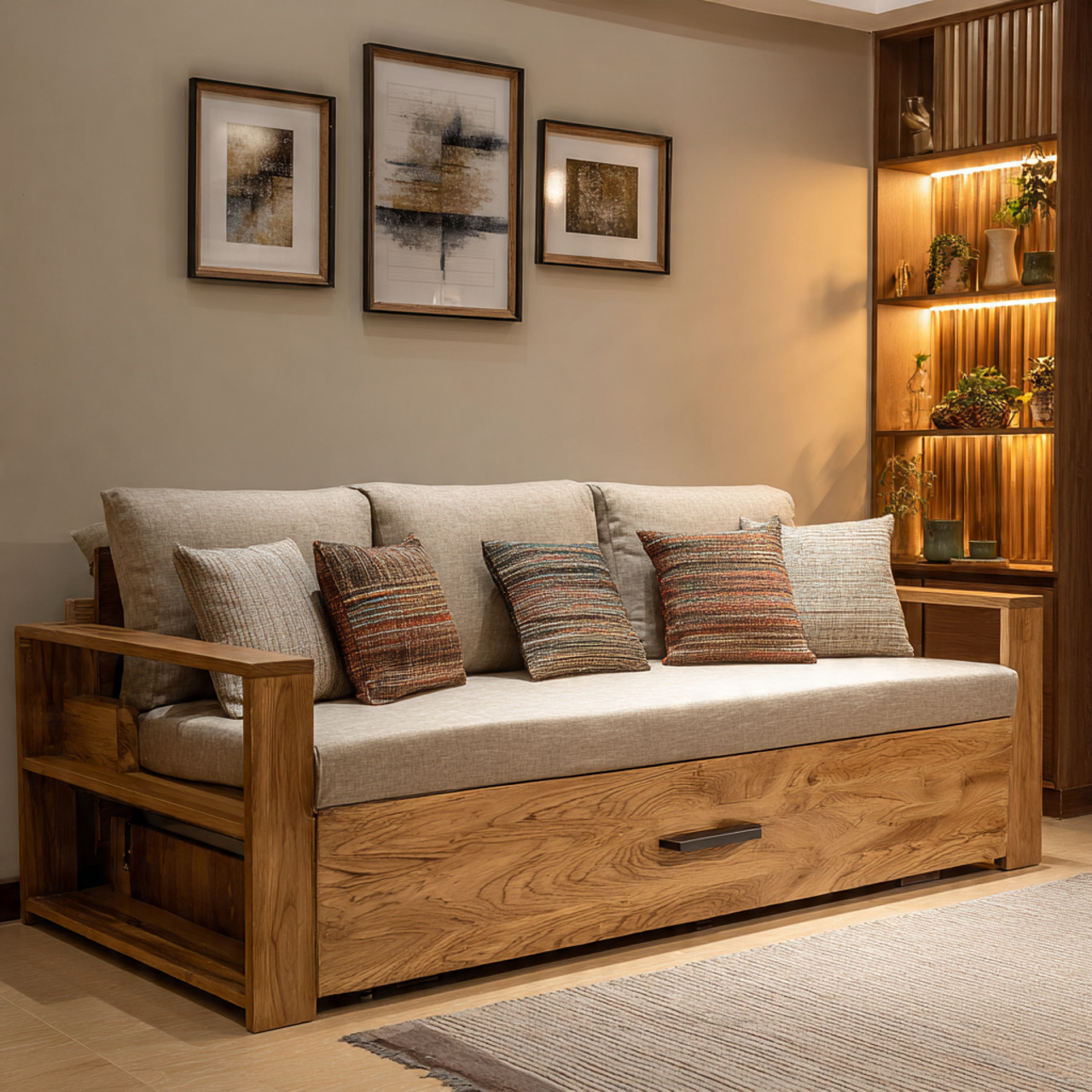 12 Smart Sofa Cum Bed Ideas That Make Small Rooms Bigger 7 sofa cum bed