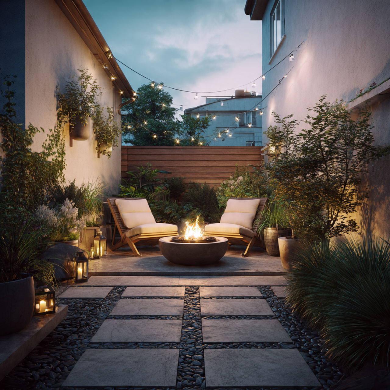 Backyard Layout Ideas Rectangle