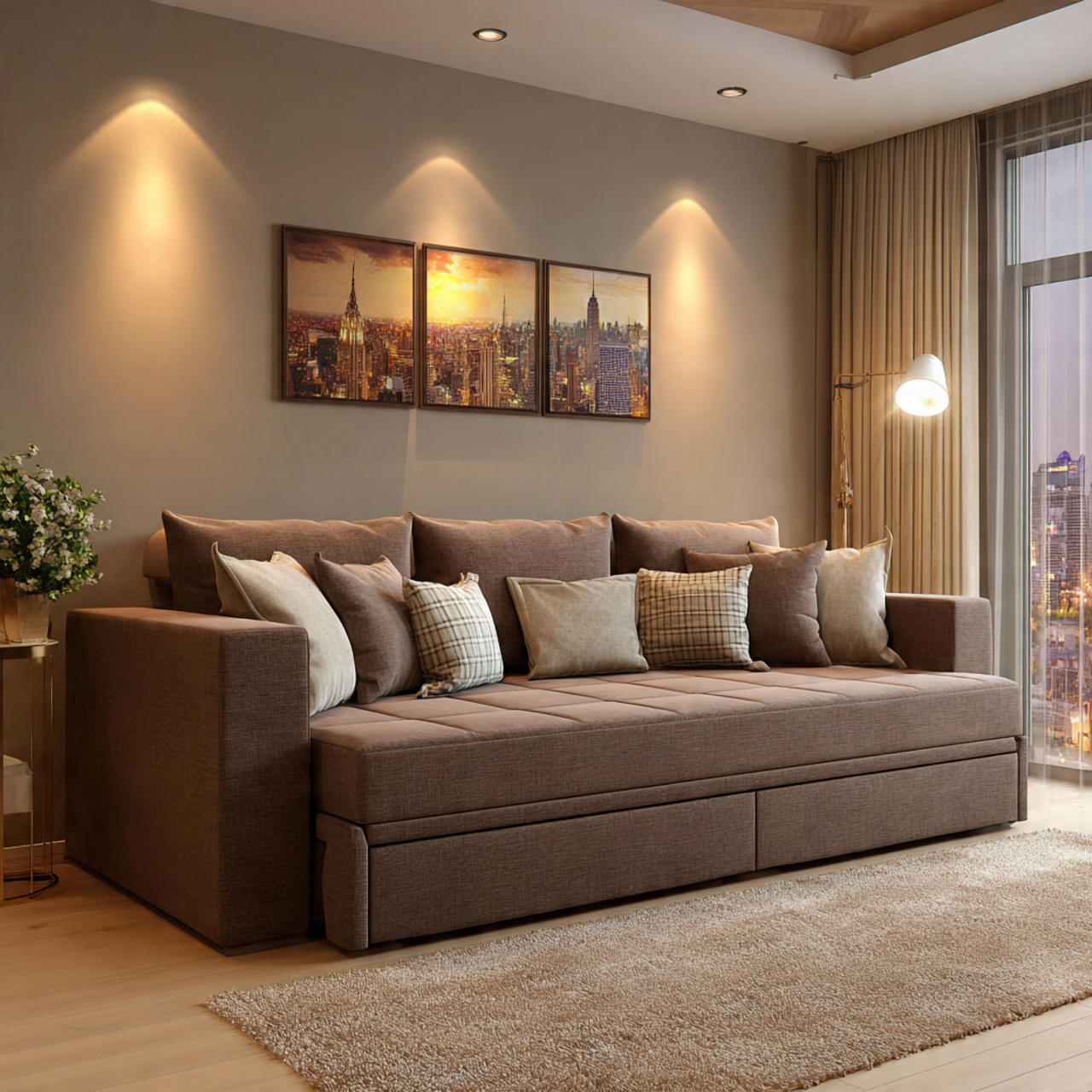 12 Smart Sofa Cum Bed Ideas That Make Small Rooms Bigger 9 sofa cum bed