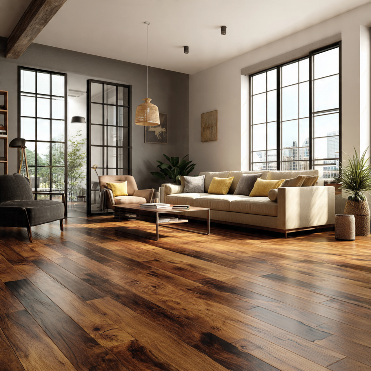 wooden flooring