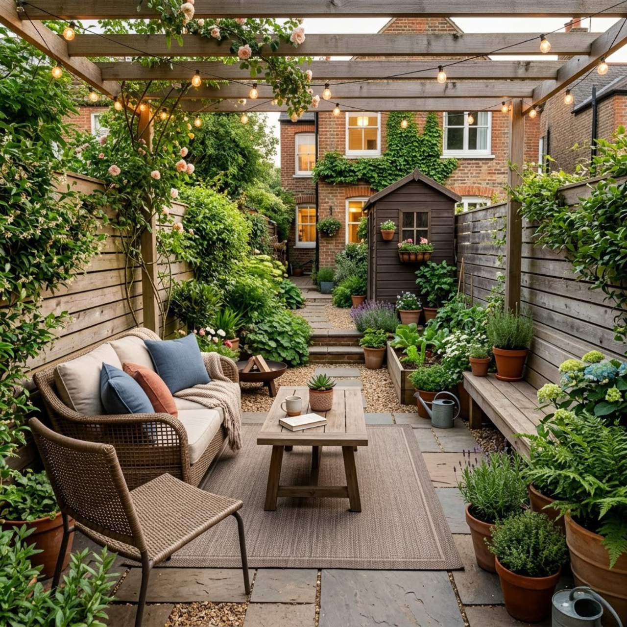 Backyard Layout Ideas Rectangle