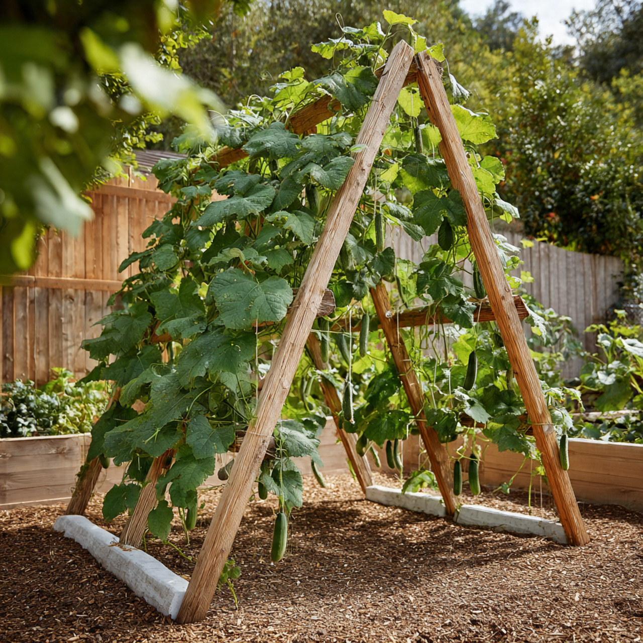 diy wood trellis