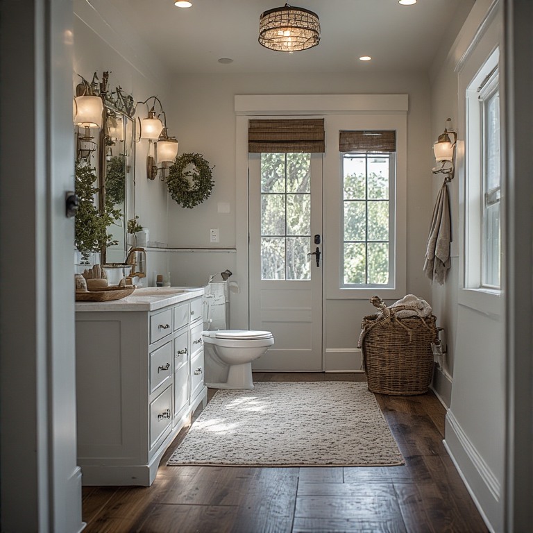 farmhouse bathroom
