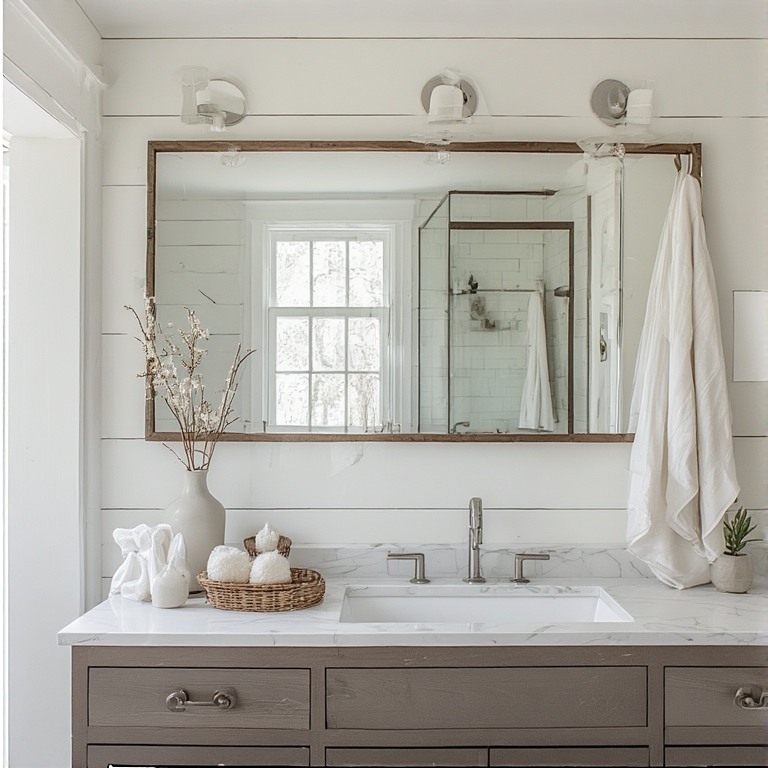 farmhouse bathroom