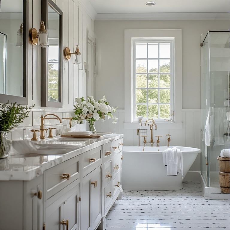 farmhouse bathroom
