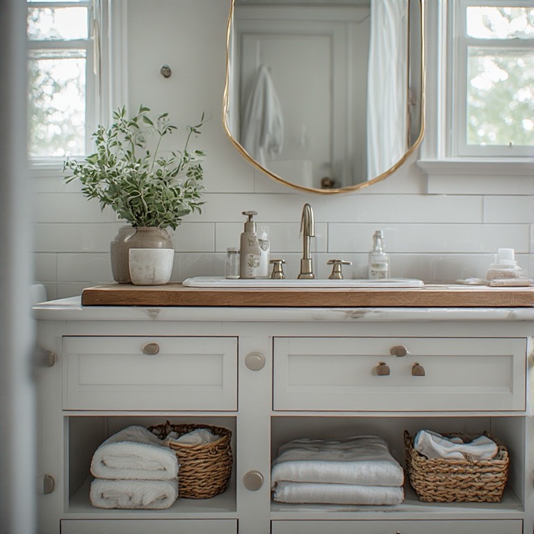 farmhouse bathroom