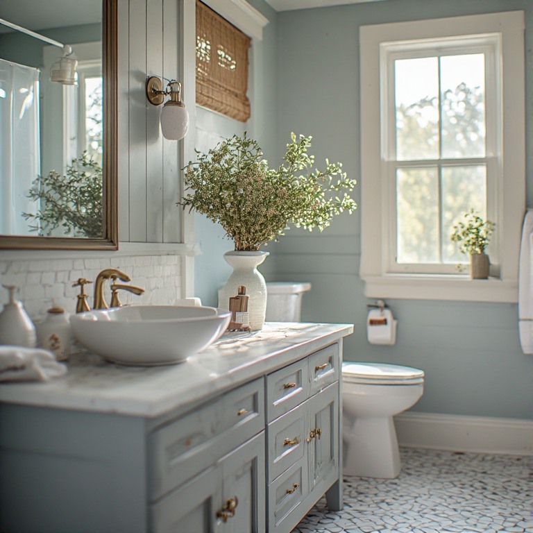 farmhouse bathroom