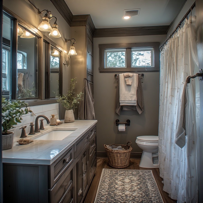 farmhouse bathroom