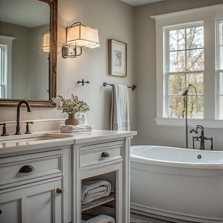 farmhouse bathroom