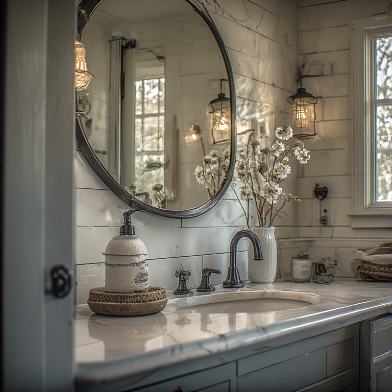 farmhouse bathroom