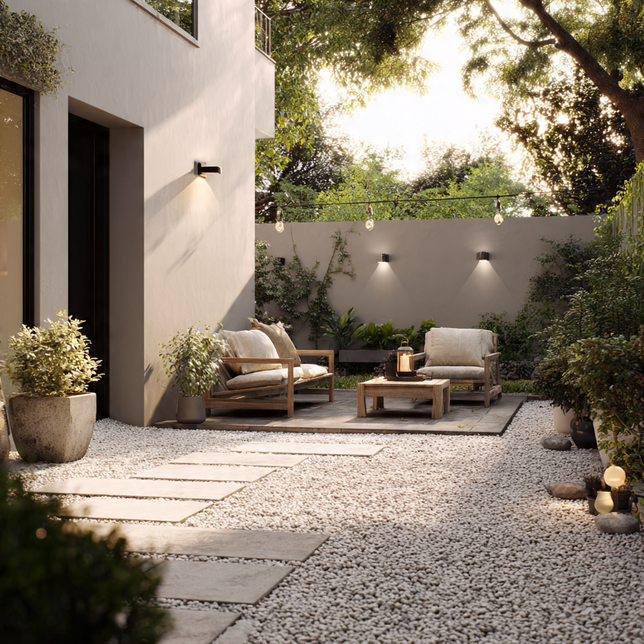 Backyard Layout Ideas Rectangle