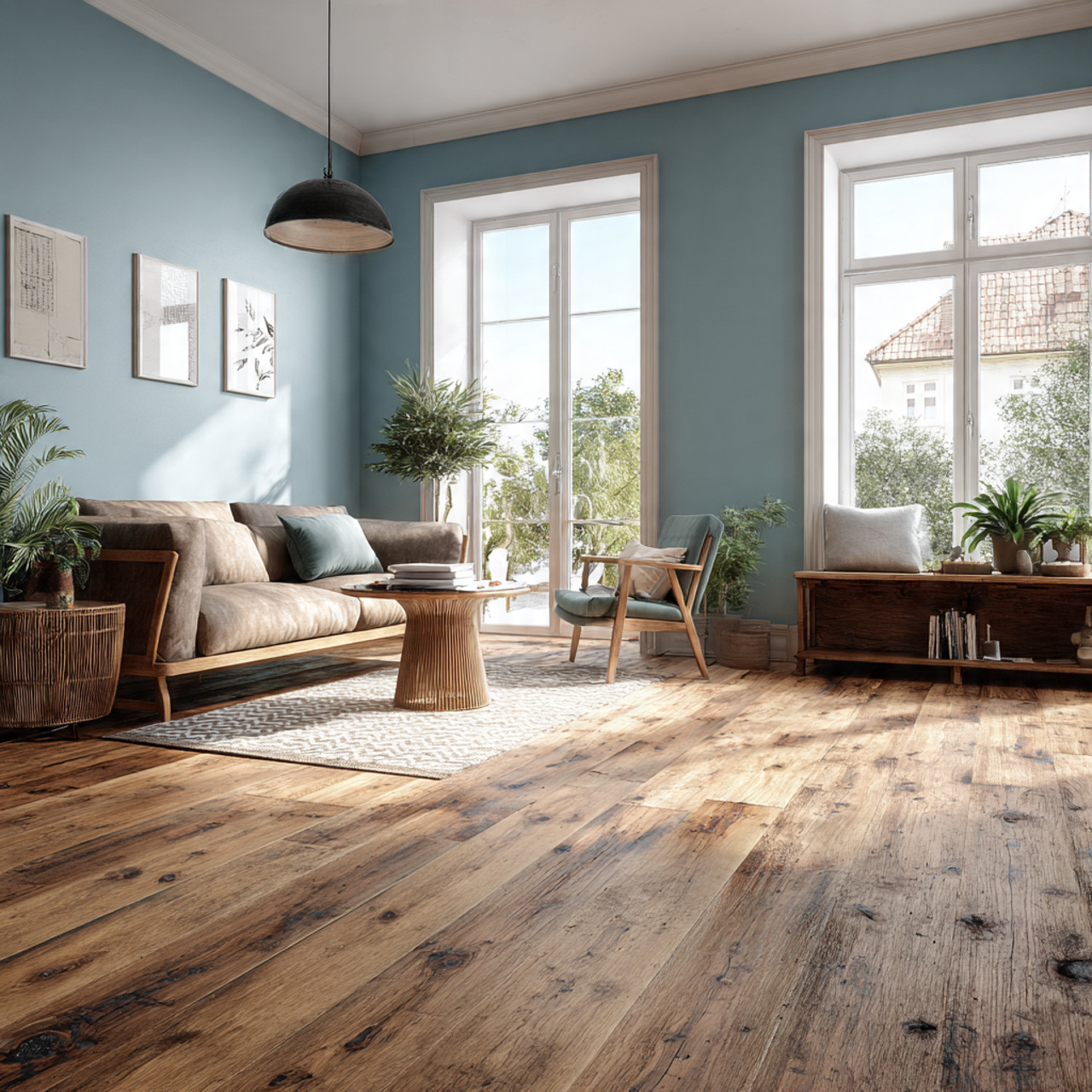 wooden flooring