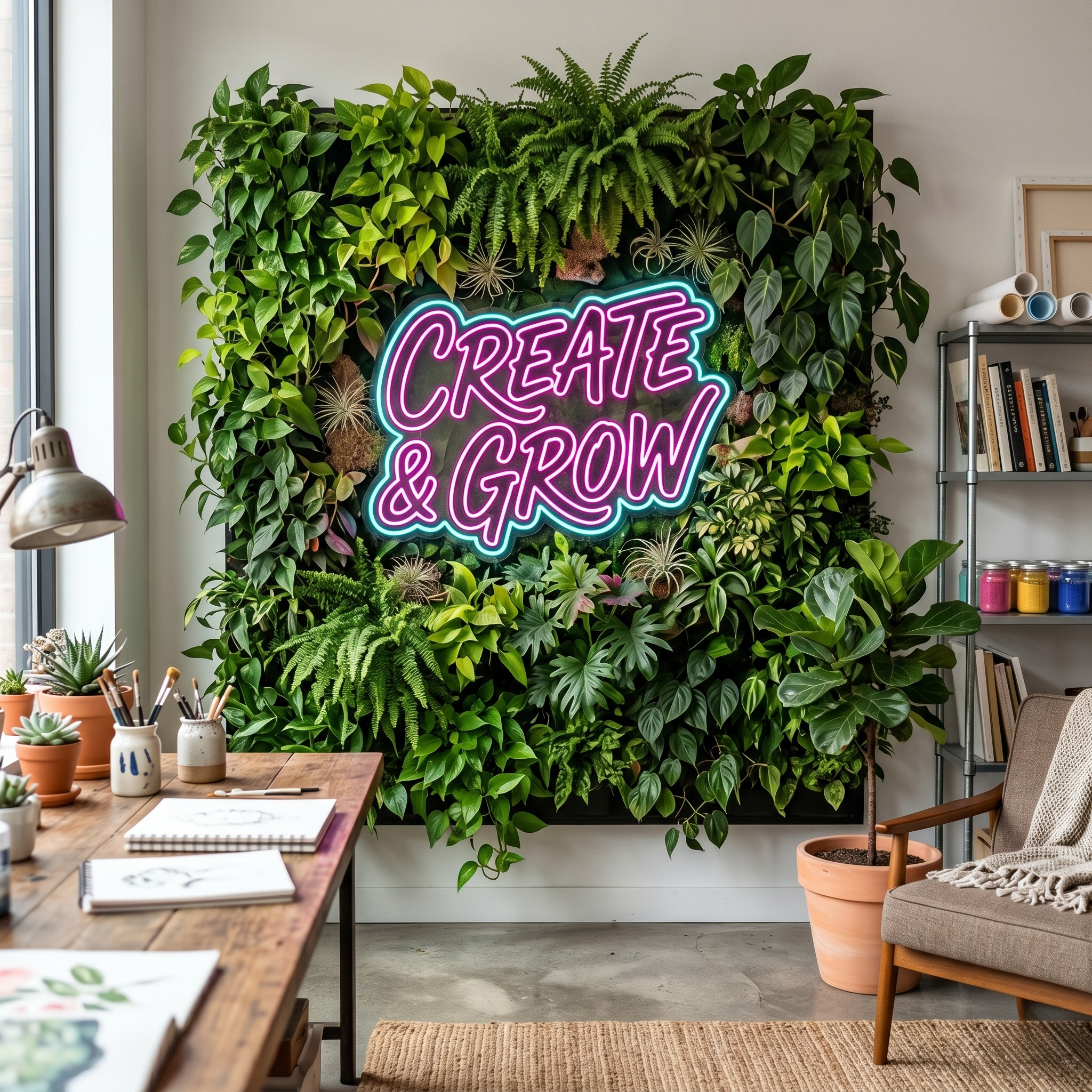 plant wall art