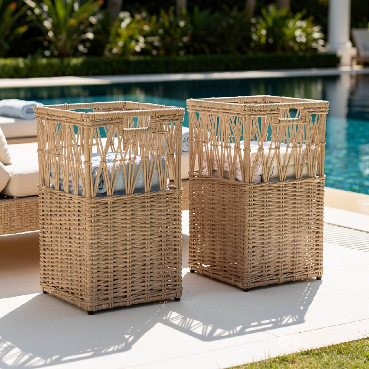 Pool Towel and Float Storage Solutions