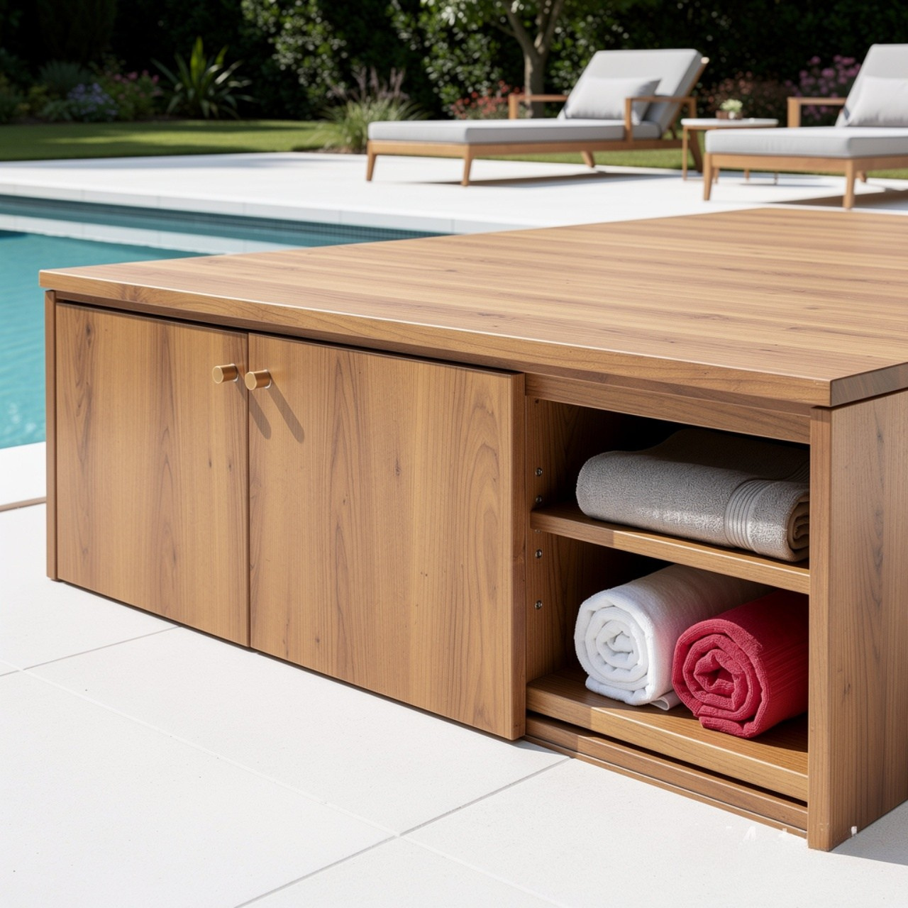 Pool Towel and Float Storage Solutions