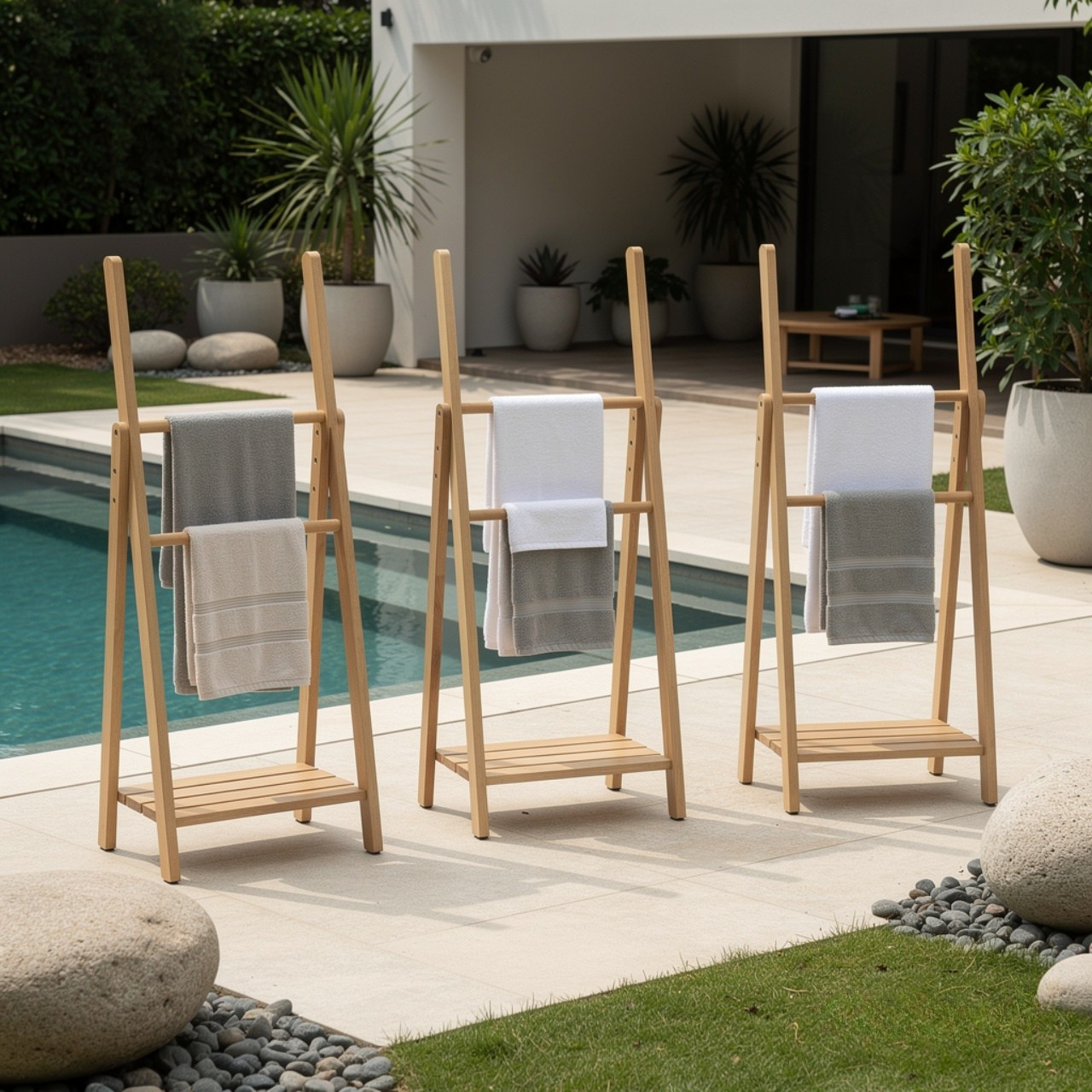 Pool Towel and Float Storage Solutions