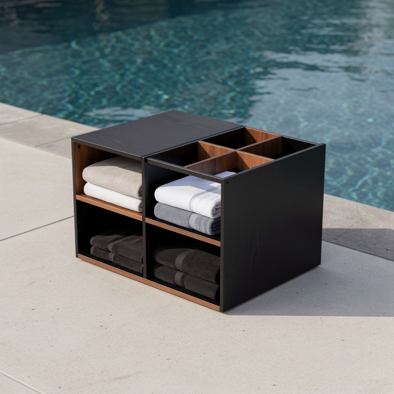 Pool Towel and Float Storage Solutions
