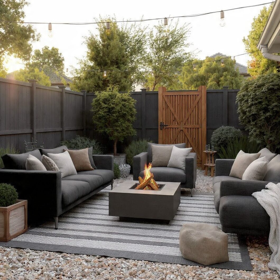 gravel patio