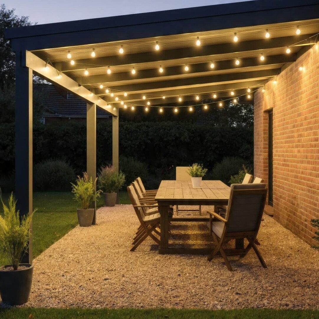 gravel patio