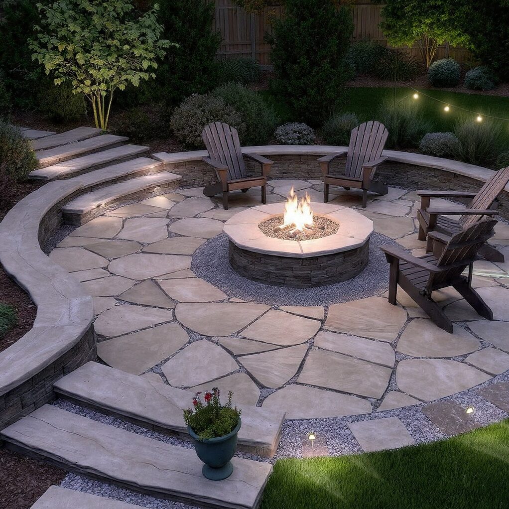 gravel patio