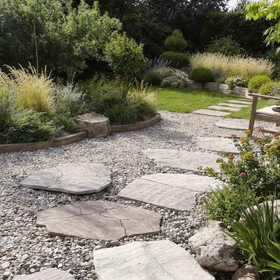 gravel patio