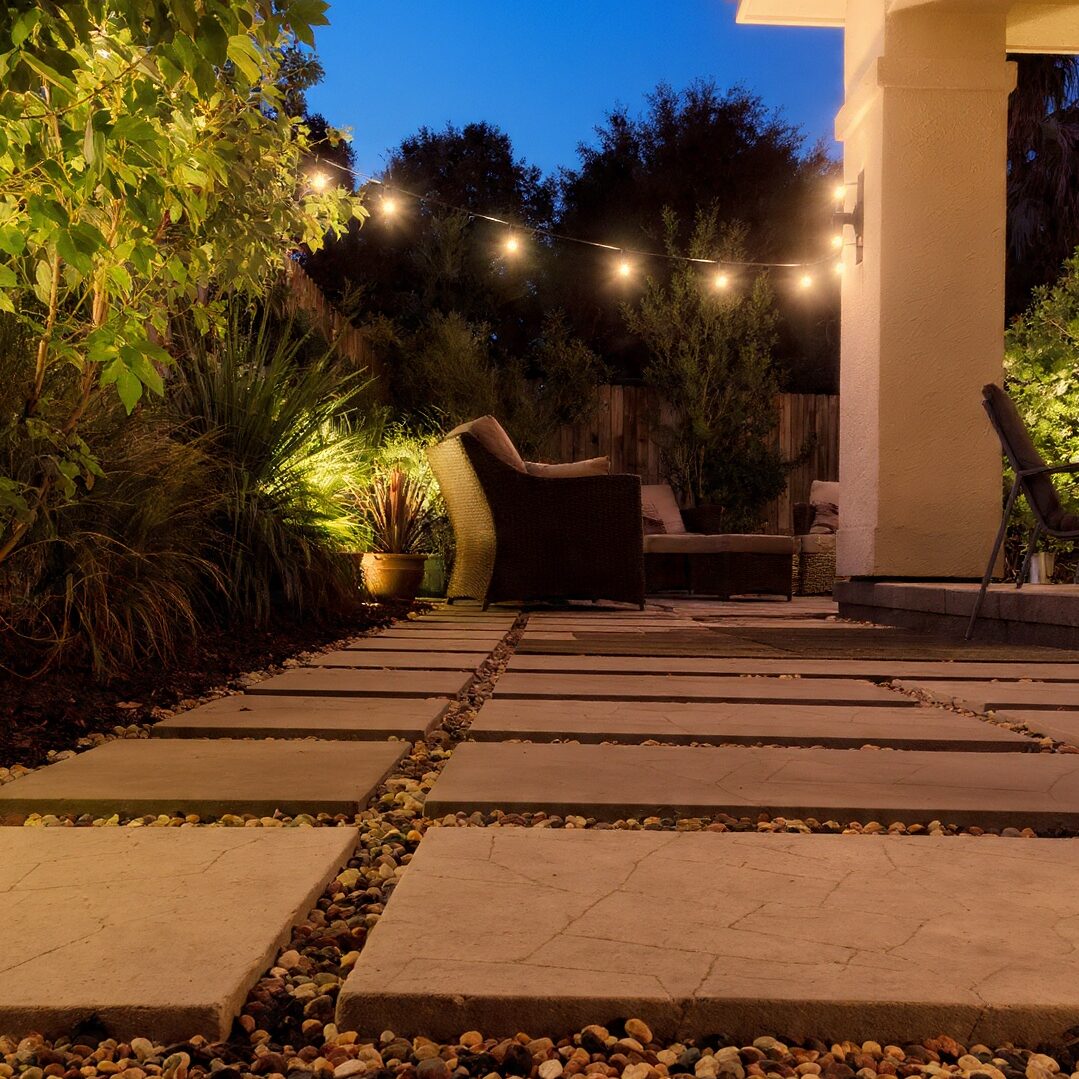 gravel patio